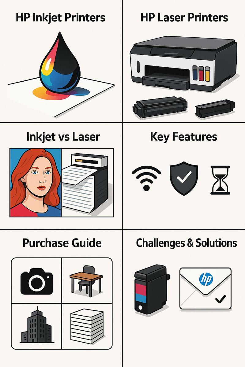 جدیدترین مدل‌های لیزری و جوهرافشان ۲۰۲5