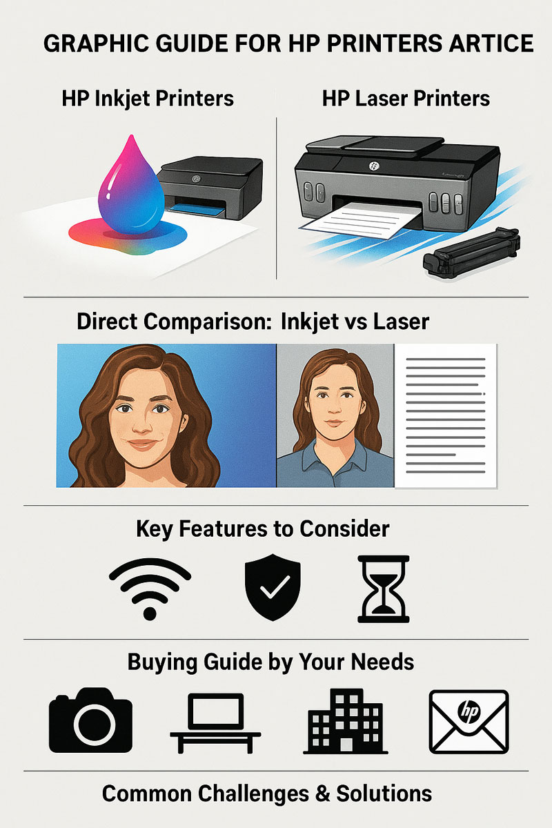 راهنمای کامل خرید جدیدترین مدل‌های لیزری و جوهرافشان 2025