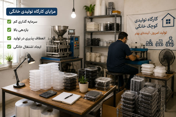 کارگاه‌های تولیدی کوچک خانگی (شروع کم‌ریسک و قابل توسعه)